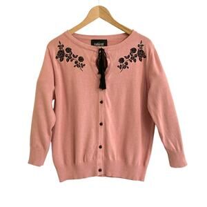 NWT Collectif Charlene Roses
Cardigan Pink US Size 18 UK 22 Pinup Rockabilly